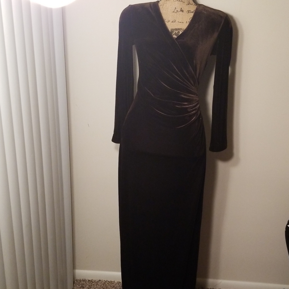 Amazing Brown Velour Cache Dress